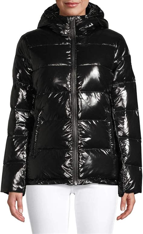 black michael kors jacket mens|Michael Kors long puffer jacket.